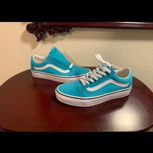 vans old skool turquoise